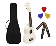 MusicMate Ukulele zestaw U-04 WhiteHarmony Biały - 1588263 - zdjęcie 3